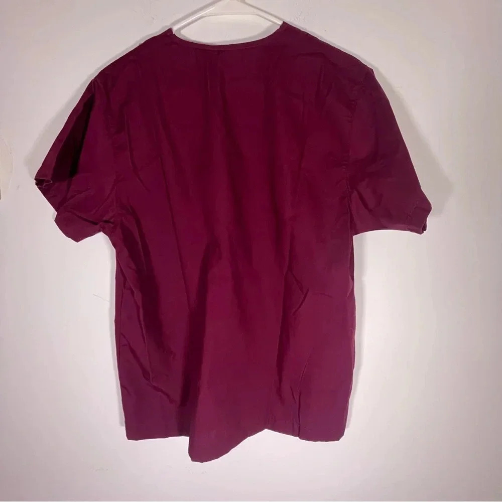 All Heart Unisex V-Neck Scrub Top size Small - Picture 4 of 6